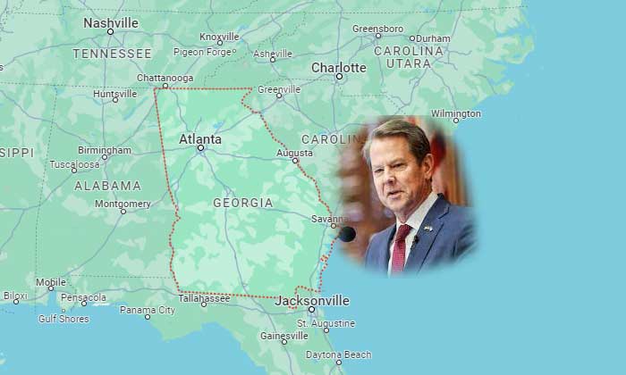 gubernur terbodoh georgia brian kemp